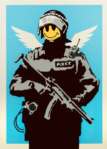 Banksy - Police with wings
